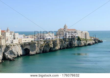 View Of Vieste On Puglia