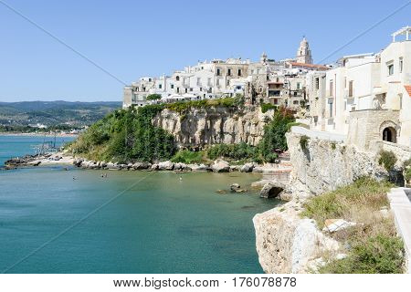 View Of Vieste On Puglia