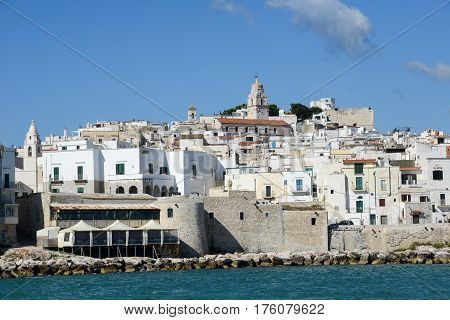 View Of Vieste On Puglia