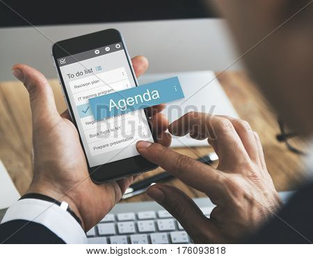 Digital Business To do List App Interface