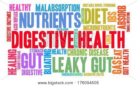 Digestive Health Word Cloud