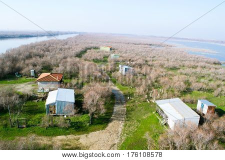 Part Of The Delta Of River Evros, Greece