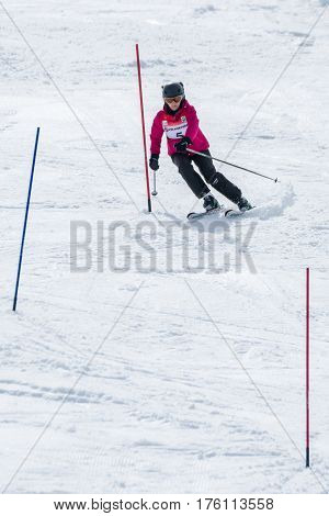 Dorit Clasing During The Ski National Championships