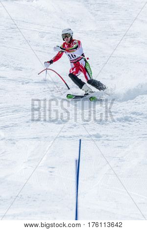 Ricardo Brancal During The Ski National Championships