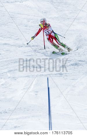 Catarina Carvalho During The Ski National Championships