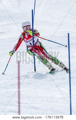 Catarina Carvalho During The Ski National Championships