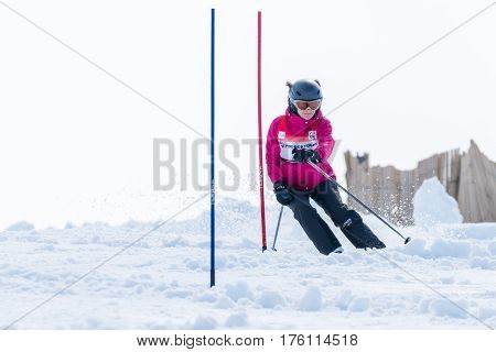 Dorit Clasing During The Ski National Championships