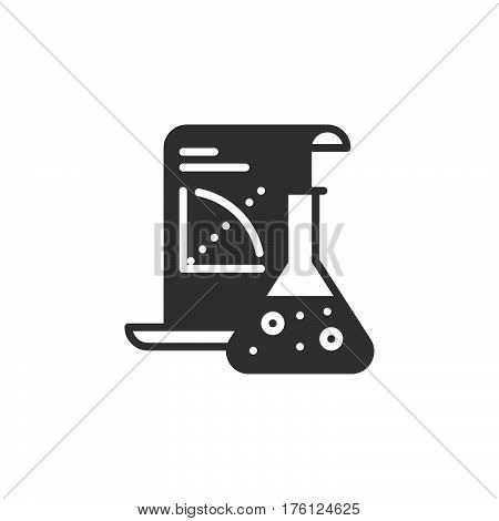 Science Application icon vector filled flat sign solid pictogram isolated on white. Symbol logo illustration