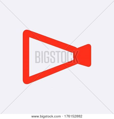 announcement icon stock vector illustration flat design