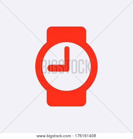 wristwatch icon  stock vector illustration flat design
