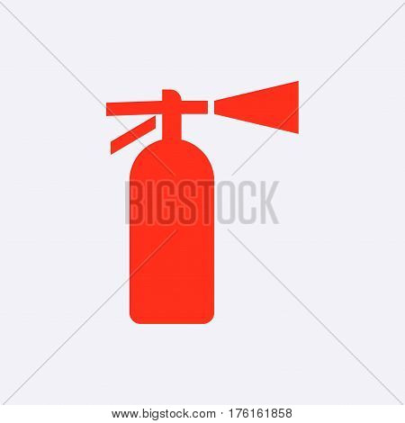 extinguisher icon  stock vector illustration flat design