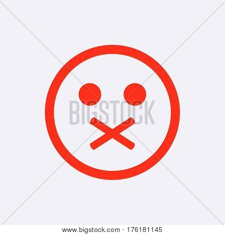Smile icon stock vector illustration flat design