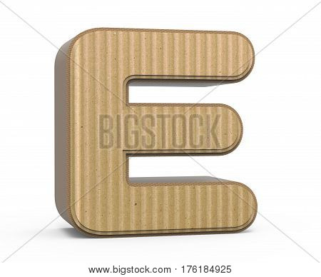 Corrugated Letter E