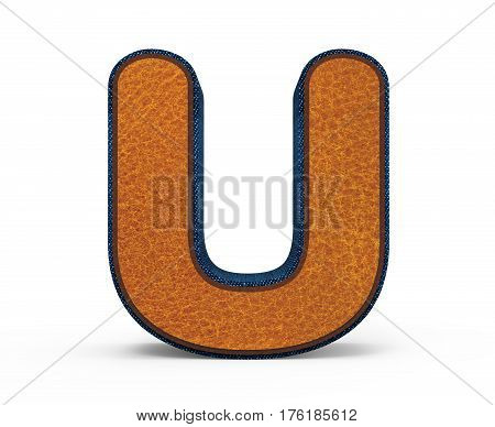 Brown Letter U