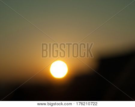 Off focus or bokeh sunlight or twilight background. 