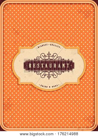 Lovely Orange Restaurant Menu