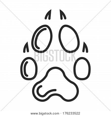 Footprint Vector Icon