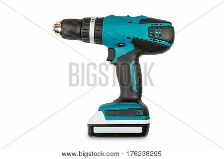 Teal Color Cordless Combi Drill