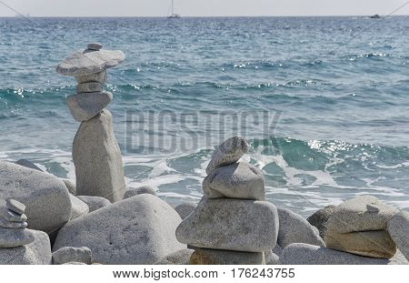 The beauty of nature in stones artwork