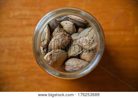 Almonds texture. Almonds background. Shelled spanish almonds. Healthy food. Close up almond background. Abstract background and texture for designers. Close up view of almonds for texture. Almond nuts
