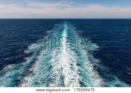 Cruise Ship Wake