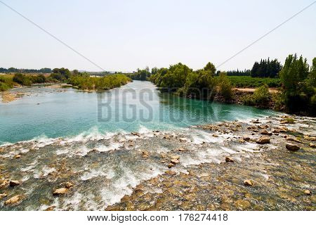 Near The River And Nature