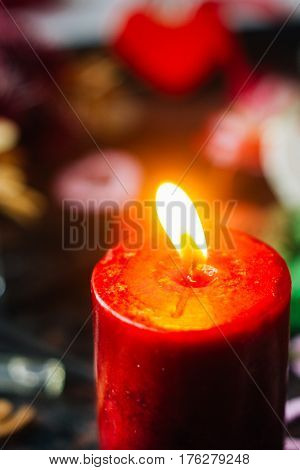 Red Andle Flame