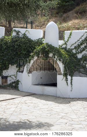 Corners art and details on the streets of Andalusia Serrania de Ronda Spain.
