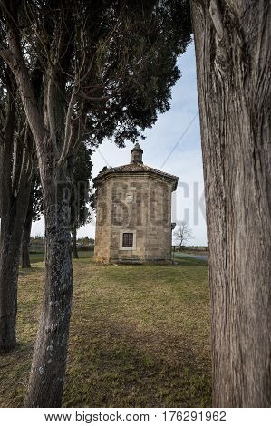 Bolgheri, Leghorn - View Of Oratorio Of San Guido, Tuscany, Italy
