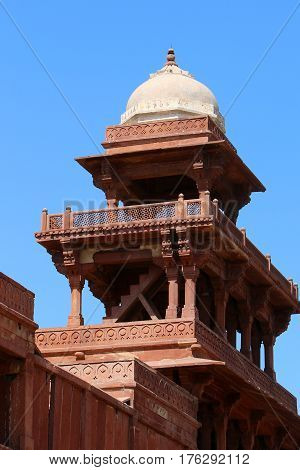 Fatehpur-Sikri was the capital of the Mughal Empire in India during the reign of Akbar I in 1571-1585.