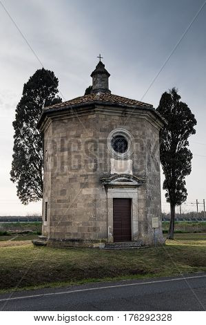 Bolgheri, Leghorn - View Of Oratorio Of San Guido, Tuscany, Italy