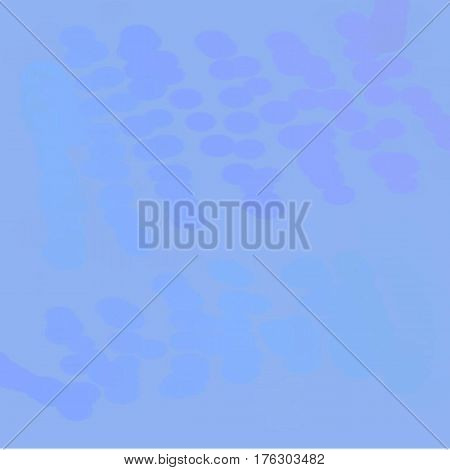 Abstract background of blue flowing paint spots of light and dark throughout the drawing