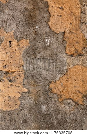 Rought Painted Wall Background For Loft Interior Design.
