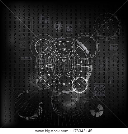 Abstract Future Technology Concept