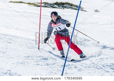 Afonso Fernandes During The Ski National Championships