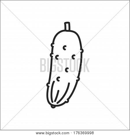 Cucumber Vector Icon