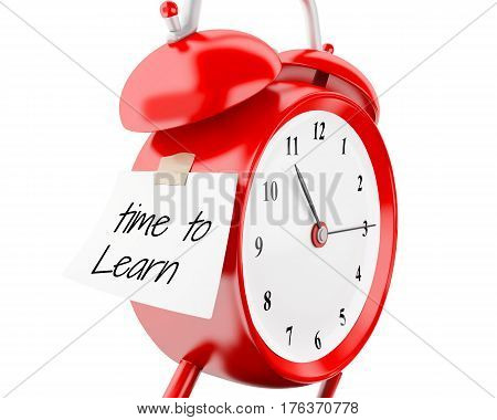 3D Alarm Clock With Sticky Paper Written 