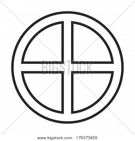 Paganism Symbol Vector Icon
