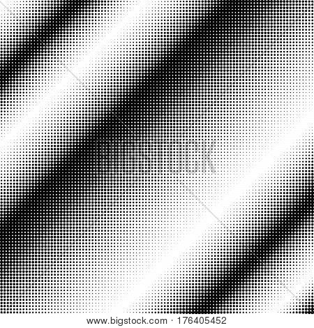 Halftone Gradation / Gradient Pattern, Abstract Geometric Pointillist Texture