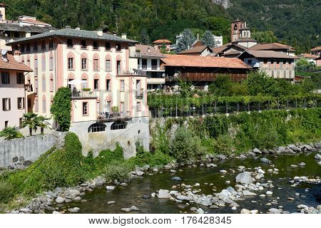 The Village Of Varallo Sesia