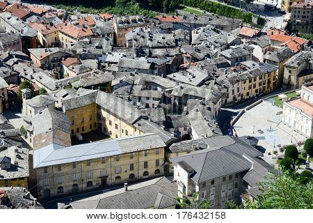 The Village Of Varallo Sesia