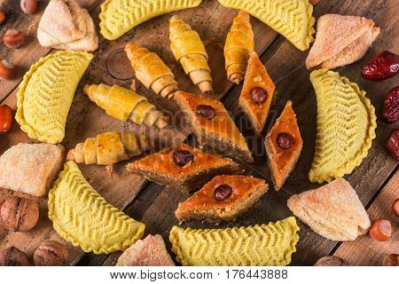 Eastern sweets to Novruz holiday. Novruz decoration