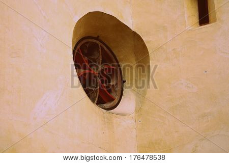 Old medieval saxon lutheran church in Sighisoara, Transylvania, Romania