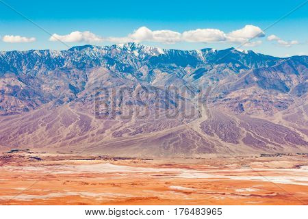 Panamint Mountains Death Valley Np California Usa