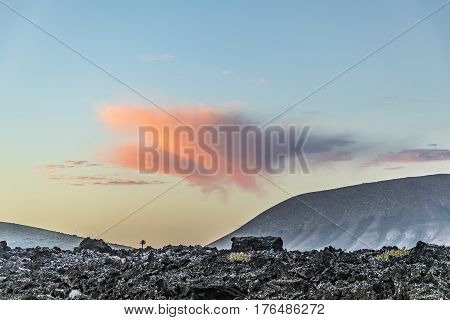 Volcanic Landscape In Lanzarote, Timanfaya National Park