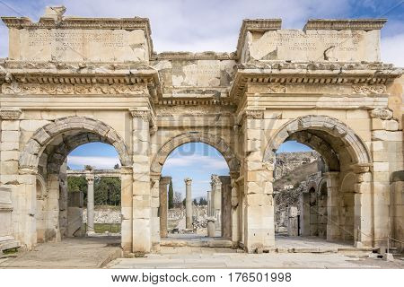 Unesco Heritage Site Of The Ancient City Of Ephesus, Selcuk, Turkey