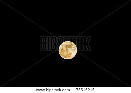 Moon at it largest also called supermoon aprox ten procent larger than usual