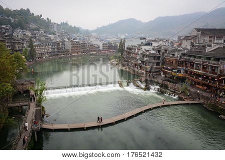 Fenghuang (phoenix) Ancient Town In China