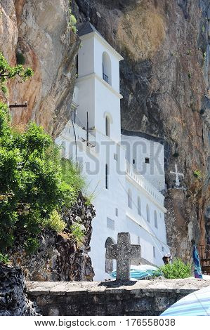 Ostrog Monastery Near Danilovgrad