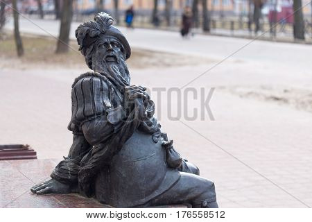 Gomel, Belarus - 6 March 2017: Small Architectural Forms Of Buratino At The Puppet Theater.